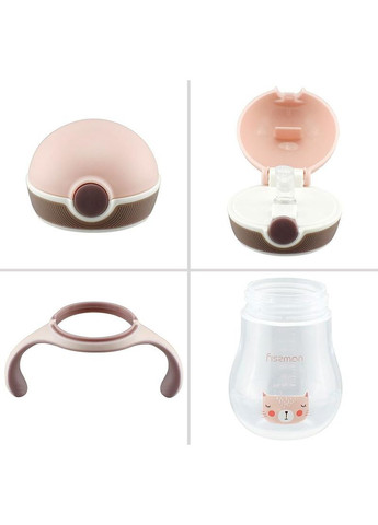 Пляшка дитяча Babies "Мурка" 260мл з ручками Fissman (372175241)