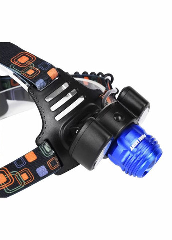 Фонарь аккумуляторный налобный RB-188 на голову мощный яркий USB 3LED T6 + 2хCOB WD (297330895)