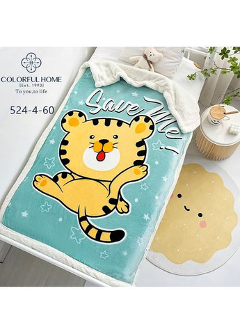Детское покрывало на овчине двустороннее 110*140 см (микс) Colorful Home (368402372)