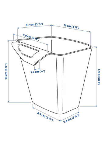 Контейнер ІКЕА Яскраво IKEA (343053174)