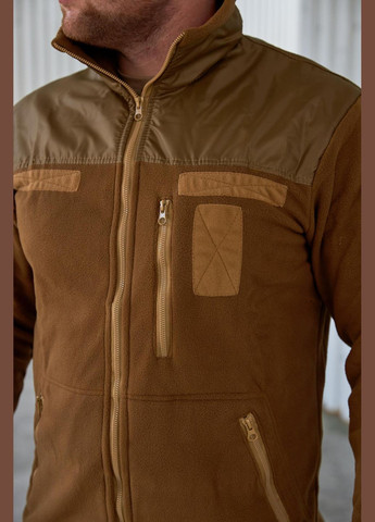 Тактическая флисовая кофта койот с липучками UA (303126422)