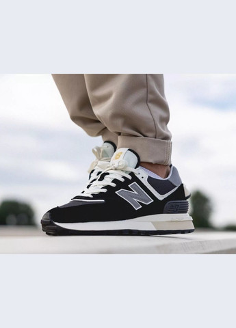 Чорні всесезонні кросівки 574 legacy black marblehead - u574lgg1 No Brand