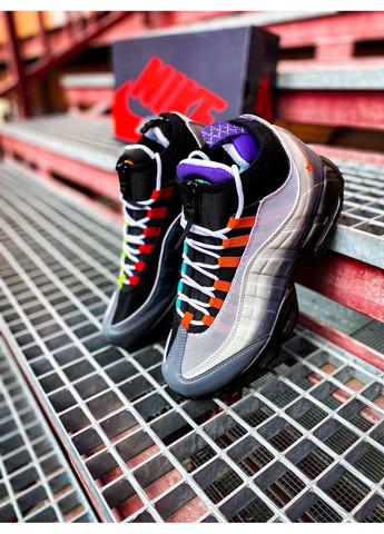 КРОСІВКИ ЖІНОЧІ NIKE AIR MAX 95 SNEAKERBOOT GREEDY EDITION GRAY НАЙК АІР МАКС 95 No Brand сірі зими (369388279)