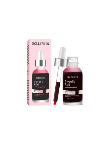 Набор для лица с гликолевой кислотой Glycolic Acid (пенка, пилинг-сыворотка) Hollyskin (267320738)