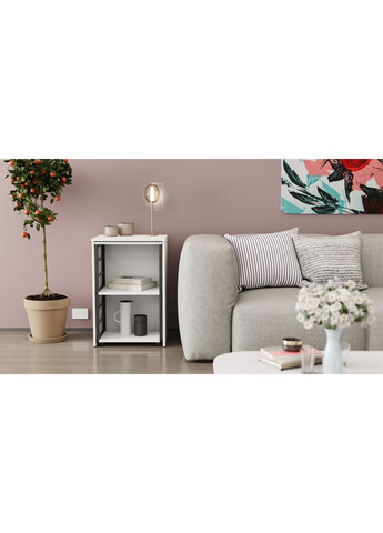 Стол-тумба трансформер Смарт 2/1 750x1450x500 Черный металл ДСП Белое 16 мм (FRD-105095) Ferrum-decor (365444980)