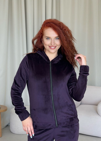 Жіночий велюровий костюм із кофтою на блискавці Merlini Варна (301577708)