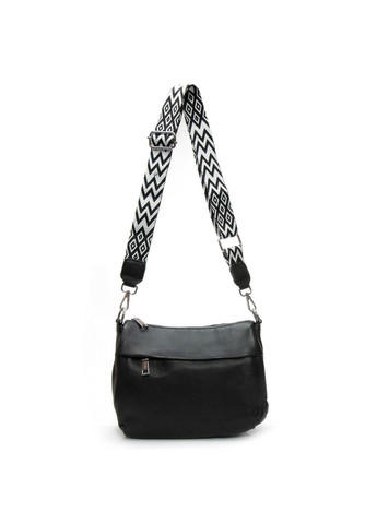 Жіноча шкіряна сумка через плече 6001 black Alex Rai (370766802)