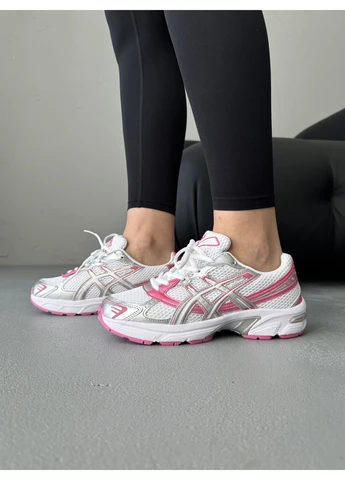 Білі кросівки чоловічі asics gel-1130 white/pink асікс гель 1130 білі демісезон No Brand