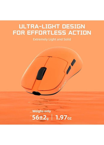 Игровая мышка AJ159 APEX PAW3950 Orange, 8K, 42000DPI, с зарядной станцией Ajazz (370202838)