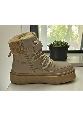 Черевики зимові для дівчинки арт. бежевий Clibee 601-3 (364118475)