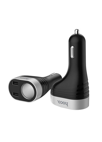 Автомобильное зарядное устройство Z29 Regal digital display cigarette lighter car charger Black GDK Hoco (367724180)