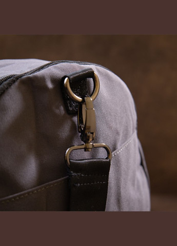 Спортивная сумка текстильная 20641 Серая Vintage (331910756)