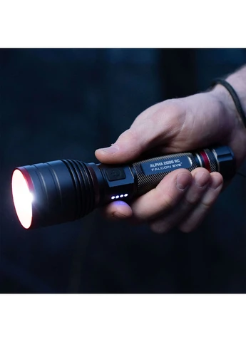 Ліхтар тактичний Alpha 2000 RC (2000 Lm) Focus Rechargeable Type-C (FHH0123) Falcon Eye (400734969)