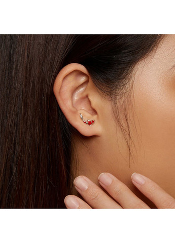 Серебряные серьги с фианитами. Kabluchka (355344132)