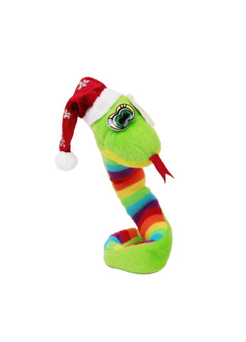 М'яка іграшка Змійка в новорічному ковпаку комбінована Toys (279832292)