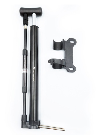 Насос велосипедний з манометром та підніжкою чорний (G0000925) West Biking YP0711106 (352192443)