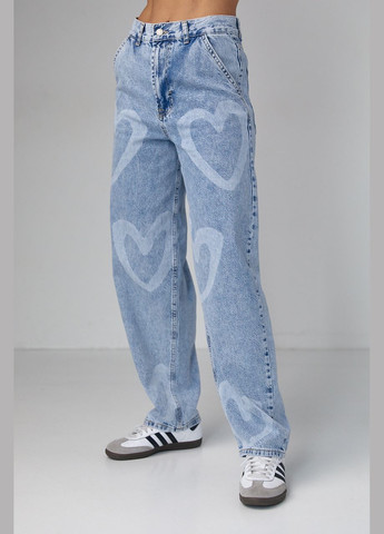 Жіночі прямі джинси Lurex - (289602441)