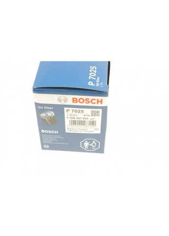Фільтр масляний Hyundai Accent/Gets 1.1-1.6 02 F 026 407 025 UA63 Bosch (367033708)