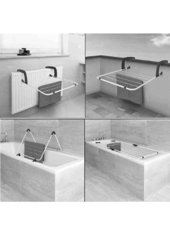 Сушарка для білизни підлогова Flex Dry 4in1 White/Black (CS92970002) Casa Si (397320270)