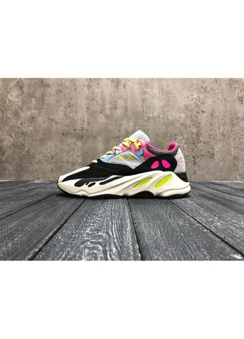 Розовые демисезонные кроссовки мужские adidas yeezy boost 700 v1 wave runner pink kaws адидас изи буст No Brand