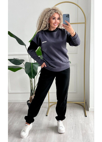 ❄️ Теплый женский костюм из трехнитки на флисе ❄️Ознакомьтесь с размерной сеткой. DK/DL Мода без кордонів (361216298)