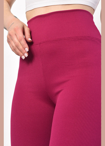Лосини жіночі в рубчик фіолетового кольору Let's Shop (292802630)