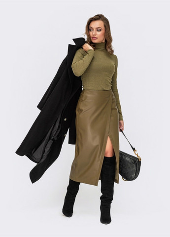 гольф из трикотажа цвета хаки Dressa (307287536)