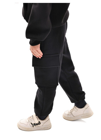 Черные зимние брюки No Brand