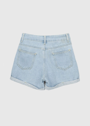 Шорты однотонные женские 608 Светло-голубой (2000990641144S) shop (2000990641144) No Brand (296984004)