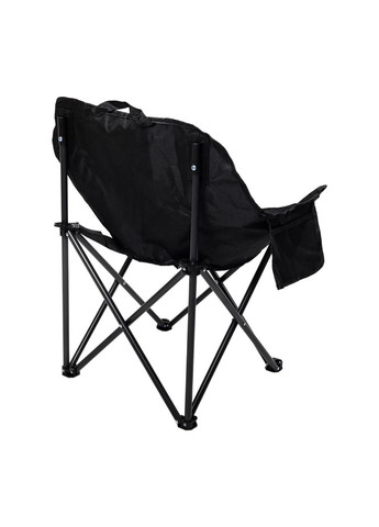 Крісло для риболовлі розкладне туристичне 47х58х70 см для пікніка на природу з кишенею Чорне SJ-0056-1 LUGI (324305057)