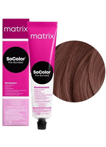 Стійка кремфарба для волосся SoColor Pre-Bonded 5М світлий шатен моко, 90 мл. Matrix (292736006)