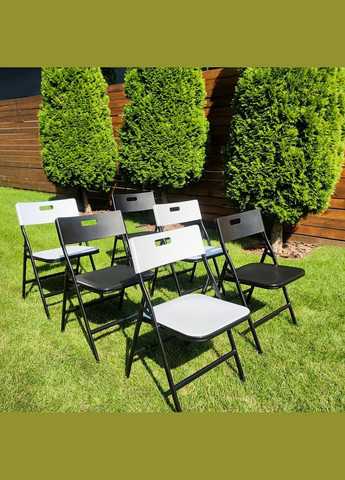 Набір мебелів складний (Стіл і 4 стільця), Білий (з сумкою) SW-00001540 IKI (370440800)