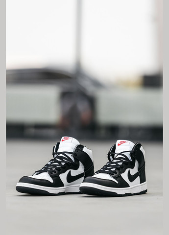 Черно-белые кроссовки унисекс Nike SB Dunk High "Panda"