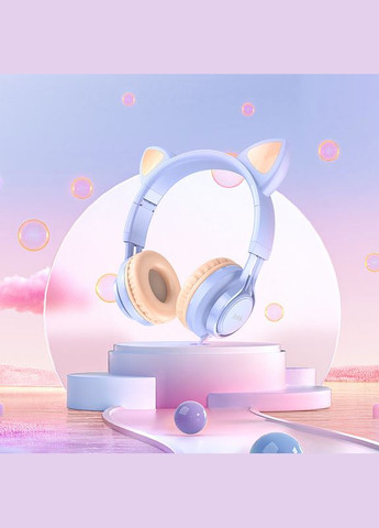 Наушники W36 Cat ear headphones with mic Dream Blue Hoco (297455688)