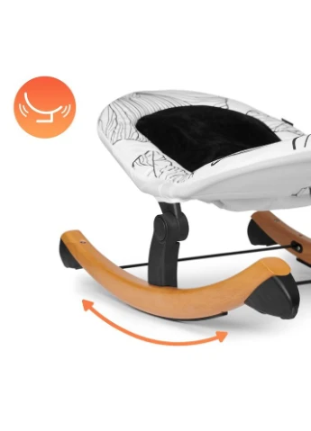 Шезлонг-гойдалка Finio White, 5902533911172 Kinderkraft (362540607)