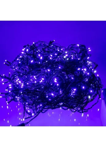 Вулична гірлянда Бахрома 50 м 840 LED чорний провід Синій 50MBBL Garlando (377034991)