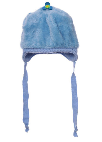 Шапка для хлопчика на зав'язках на травці з Мікі Маусом блакитна 1м+ (51881) BABYKROHA (337706268)