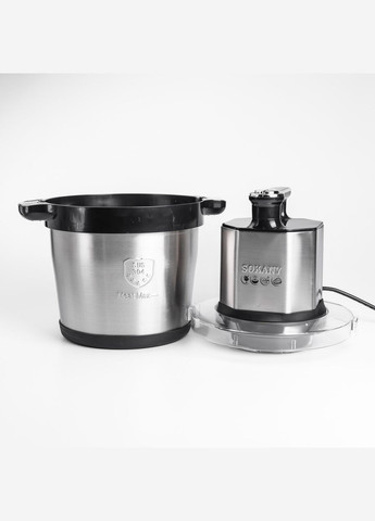 Чопер подрібнювач 800 Вт з чашею на 4,5 літрів 6 лез м'ясорубка SK-06033 Sokany (322404250)