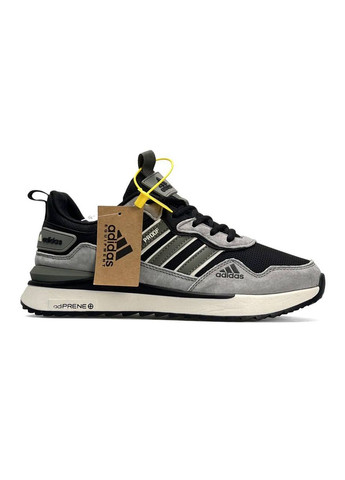 Сірі Осінні кросівки чоловічі adidas No Brand Equipment Light Grey Black