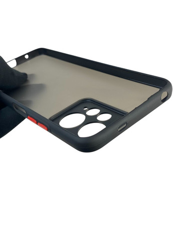 Чохол для телефона Redmi Note 12 4G з високими бортами із захистом камери на сяомі редмі нот 12 4г чорний Xiaomi (366235605)