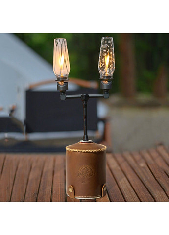 Чохол для газового балона Gas Cover leather 450г NX21671087 brown Mobi Garden (370666397)