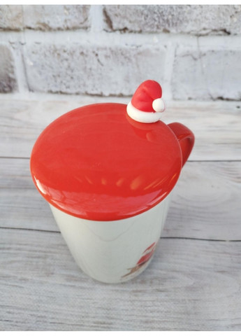 Кружка Рождественское утешение с крышкой и ложкой 430мл 8030-293-2 Olens (365291009)