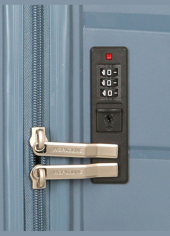 Набір валіз Франція (L M S-3шт) поліпропілен / 288 WORLDLINE (324802047)