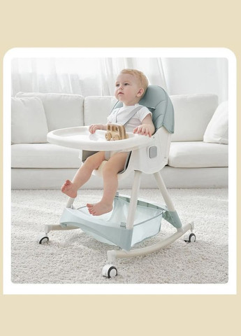 Стульчик для кормления + кресло-качалка 2в1 цвет No Brand (306554575)