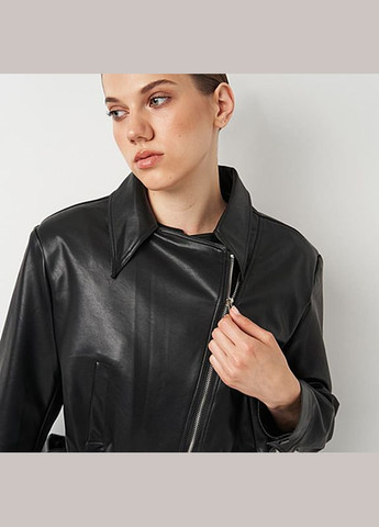 Черная демисезонная женская куртка a-ona k12363bl - s Ricco Grande