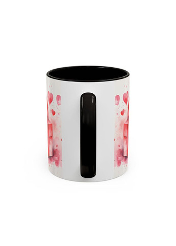 Керамическая чашка с дизайном "Подарок" Черный No Brand (368671773)