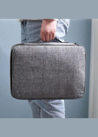 Сумка-органайзер для зберігання документів 2в1 Синя 35*26*10 см No Brand (306554405)