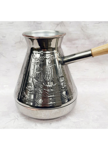 Турка мідна Слов'янськ "Кораблі Колумба" (750 мл) Сторчай (372488989)