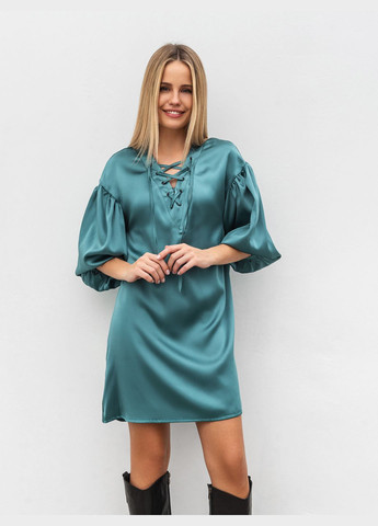 Бірюзова сукня Romashka однотонна