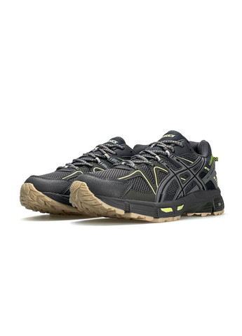 Темно-серые демисезонные кроссовки мужские asics No Brand Gel-Kahana 8 Dark Grey Green